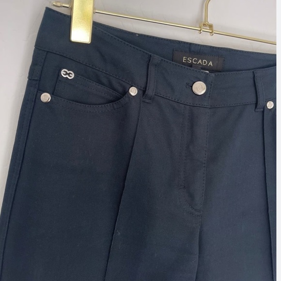 ESCADA High-Waist Straight Leg Denim Jeans with Piping Size 44 EU / XL - Picture 4 of 11